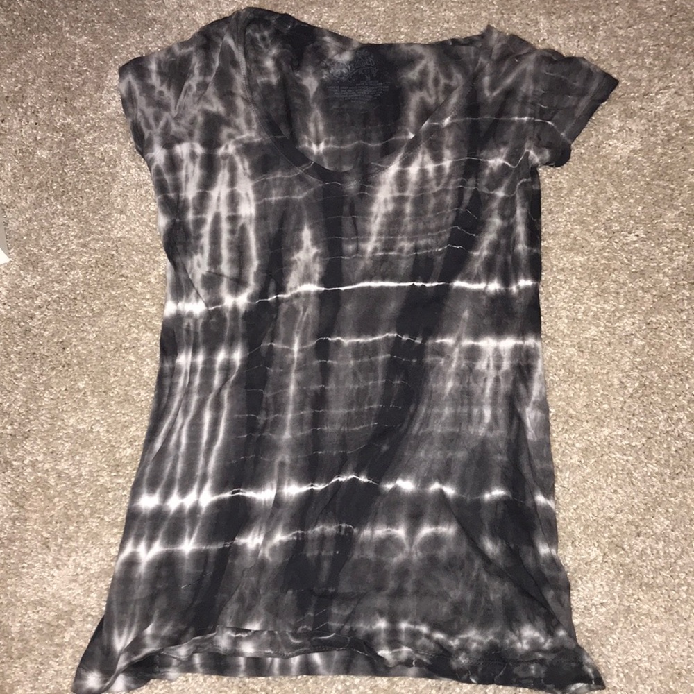 Black Tye-dye-ish Tee